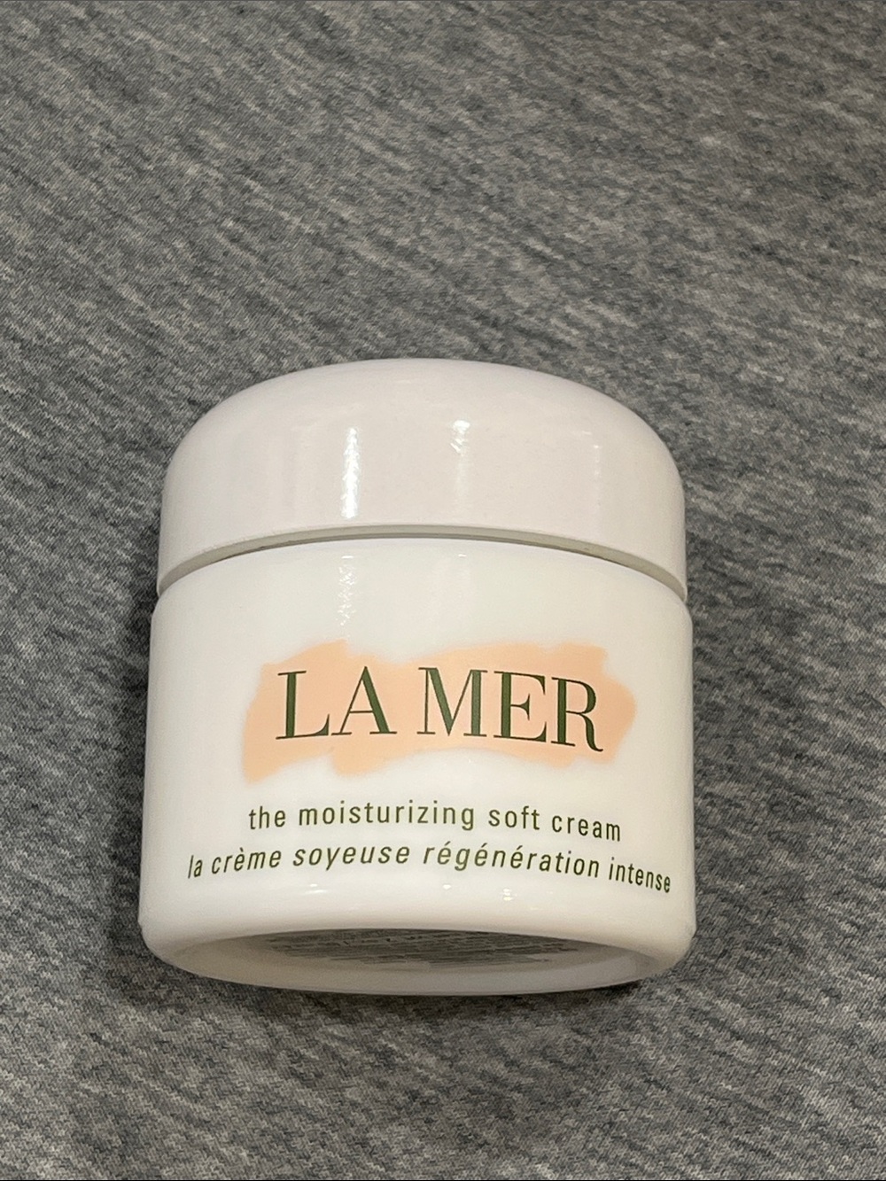 Empty Jar of La Mer's Moisturizing Soft Cream (2 oz / 60 ml)